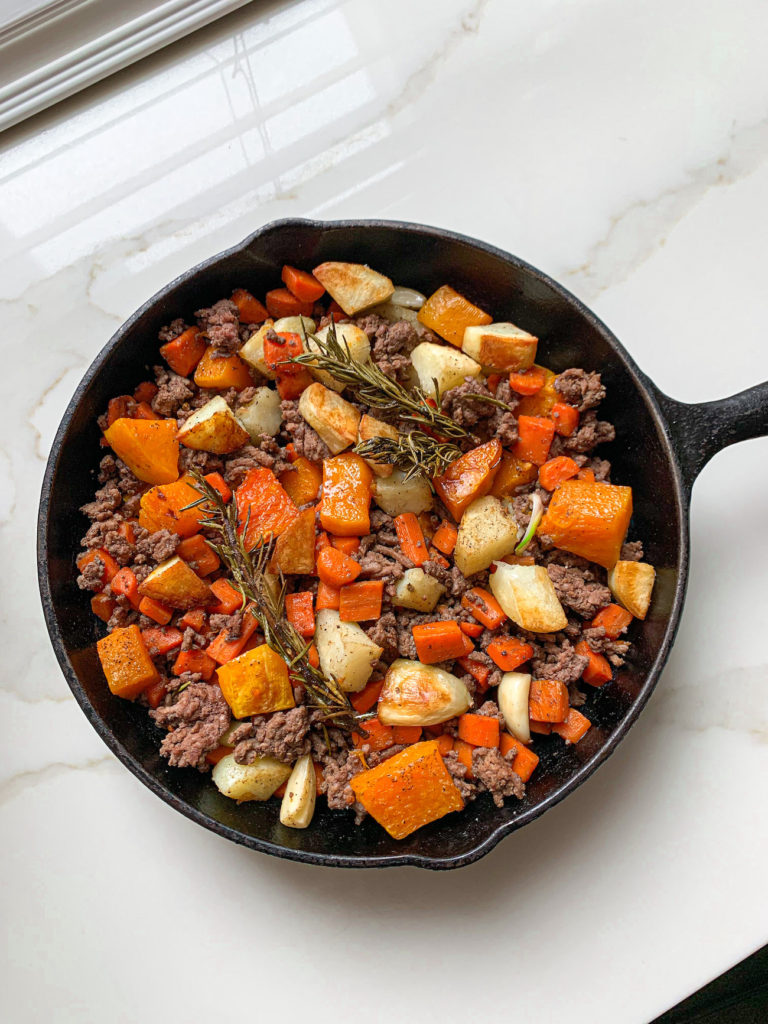 Ground Beef and Squash Skillet - Eating Bird Food